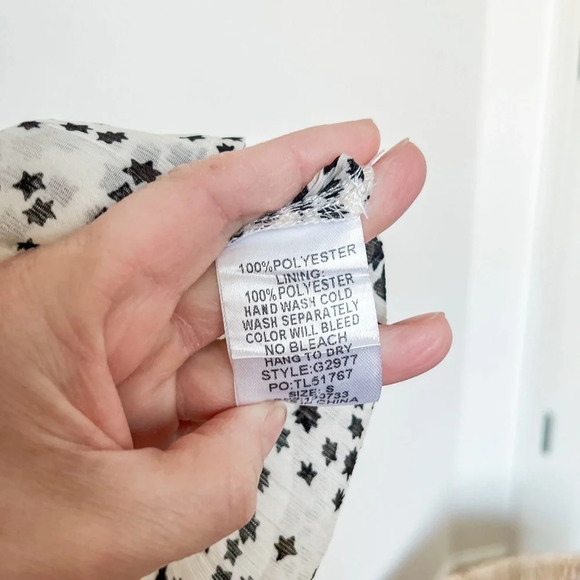 NWT Umgee Star Starburst Tunic Blouse Size Small Oversized Flowy - Picture 6 of 11